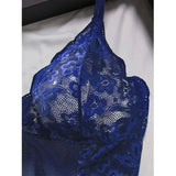 Summer Sleep Shirts Sexy Lingerie Women Mesh Nightgown Exquisite Ultra-thin Lace Embroidery Pajamas Hot Sleepwear With Thongs