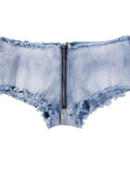 Summer Sexy Hotpants Women's Elastic Low Waist Denim Shorts Female Streetwear Club Bra Sexy Mini Jean Hot Pants Charming 13O1
