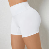 Yoga Shorts Gym Sports Shorts Women High Waist Workout Fitness Short Leggings Running Cycling Tight Soft Sportswear
