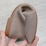 2025 Women Pointed Toe Flats Breathable Fabric Spring Summer Flat Shoes Soft Sole Slip-on Girls Daily Walking Driving Loafers