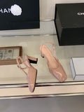 Summer Closed Toe Sandals Buckle Strap Summer Heels Mary Jane Thick Heels French Shallow Lolita Sandals OL Dress Shoes New 2026