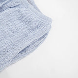 Women's trousers, fashionable and versatile, solid color, drawstring straight trousers, beach sun protection trousers