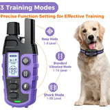 WXRPETH Dog Training Collar Remote Waterproof Shock Beep Vibration