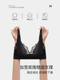 Sexy Summer Bra Sin Aros, French Lingerie Encaje Triangulo Pecho Pequeño, Bralette Suave Puro Deseo Saten MOYISU 32-38-S-XL AB
