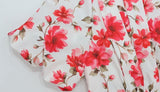 Ahagaga Summer Floral Print Mini Dresses Women Sexy V Neck Puff Sleeve Hip Wrap Slim Sheath Regular Casual Party Club Outfit
