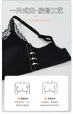 Japanese Sexy Spitze Büstenhalter ohne Bügel, Push Up für kleine Brust, Seitlich glättend, Anti-Sagging, Neu Bestseller MOYISU B