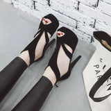 Summer New Pattern Europe and America Fashion Black Sexy Fine Heel Waterproof Fish Mouth High-heeled Women Sandals Size 34-43