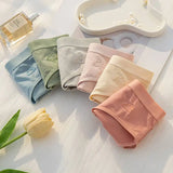 3Pcs Women's Cotton Underwear Panty Cute Sexy Panties Female Seamless Underpants Solid Color Panty Intimates Women Lingerie S-XL