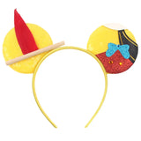 Disney Festival Party Cosplay Mouse Ears Headband 3.3" Ears Glitter Hairband Without Bow For Boys DIY Cartoon Hair Accessories