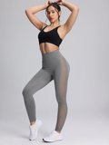 Breathable Women Sports Leggings Gym Yoga Fitness Overalls Yoga Legging High-Waisted Pants Sporty Seamless Trousers Clothing Hot
