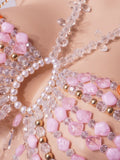 Body Chain Acrylic Beads With Swimsuits Bikinis Beach Vaction Pool Party Casaul Style Bikini For Woman Charming Pure Desire ZS1T