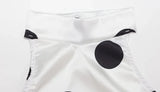 Ahagaga Sexy Slim Mini Dresses Women Polka Dot Print Halter Neck Sleeveless Backless A-Line Casual Vacation Zipper Vestidos