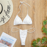 DEKA Shiny PU Mini Micro Bikini 2025 Women Swimsuit Female Brazilian Swimwear Two Pieces Bikini Set High Cut Bathing Suit Swim