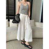 Sports vest U-neck slim fit camisole bottoming T-shirt