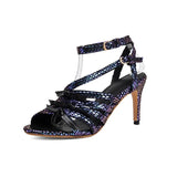 2026 Summer New Diamond Serpentine Fashion Decoration Shining Dance Hall Shoes Women's Wedding Sandals
