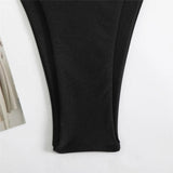 Dark Brown String Halter Micro Thong Bikinis Sets Sexy Swimsuit Women 2026 Metal Ring Holiday Swimwear Beach Wear Bikini Mujer