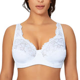 Fashion Bras For Womens Lingerie Lace Bra Underwire Plus Size Brassiere Sexy Underwear BH Top  B C D DD E F Cup