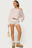 Women's spring suit 2026 European and American spring and summer women's fashionable lady solid color sweater short skirt suit