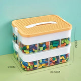 Stackable Classified Storage Box (NEW) - Transparent Dustproof Moisture-Proof Plastic | Perfect for Kids Lego Building Blocks