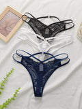 3-pack fashionable multi-color lace thong sexy Lingerie lightweight and easy to clean women's underwear C937