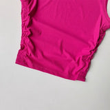 Women's Summer Nude I-Shaped Yoga Sports Vest Slimming Quick Dry Pleated Top for Fitness And Sports Activity