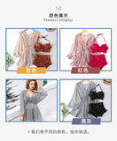 New women's swimsuit split bikini three-piece boxer long-sleeved spa swimsuit