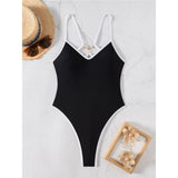 Extreme String Mini Micro Thong Women Swimwear One Piece Swimsuit Female Backless Pearls Padded Bather Bathing Suit Swim K7410