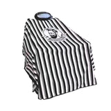 Hairdressing Coth Pattern Cutting Hair Waterproof Cloth Salon Barber Cape Professional Hair Stylist Retro Aprons Haircut Cape