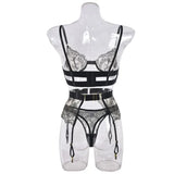 Two-piece Women's Set G-string Transparent Underwear Lolita Romantic Lingeries Set Sexy Bra and Panties Sets Lingerie for Woman