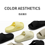 2026 New Indoor Bathroom Slippers For Women Men Leisure House Shoes Soft EVA Thick Sole Anti-slip Couples Home Beach Slides