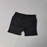 High Waisted Seamless Shorts Gym Shorts Women Fitness Sports Low Ribbed Band Workout Scrunch Butt Yoga Booty Running Short Pants