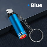 Mini Type C Mobile Phone Cigarette Lighter Air Blowing Cigarette Lighter Outdoor Safety USB C Lighter Adapter For iPhone 17 Pro