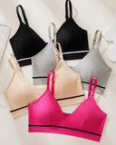 Women Bra Wire Free Cotton Bras Female Seamless Underwear Solid Color Lingerie Girls Breathable Sexy Bralette