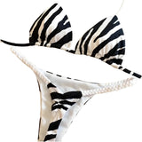 Triangle Thong Bikini 2026 Women Halter Brazilian Swimsuit Sexy Printed Swimwear Female Bathers Bathing Swimming Swim Suit