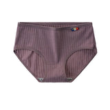 10Pcs/Set Women Cotton Seamless Panties Sexy Underwear Female Breathable Solid Color Underpants Lingerie Low Rise Briefs M-XL