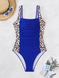 2026 Leopard Swimsuit One Piece Slim Vintage Swimwear Women Sexy Bathers Bathing Swimming Swim Suit Female Beachwear XXL