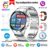 2025 New BOXUXING Watch 5 MAX Smart Watch AMOLED Screen NFC GPS Tracker Bluetooth Call Health Waterproof Smartwatch Men Women