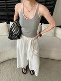 Sports vest U-neck slim fit camisole bottoming T-shirt