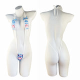 Backless Sexy Straps Bandage Underwear Set One-piece Bikini Costume Women Pajamas Lingerie Uniform Cosplay