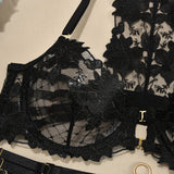 Women's Sexy Underwear for Women Set Lingerie Fancy Products Set Bra Ladies See-through Bralettes Bh Below Lingeries Woman Bras