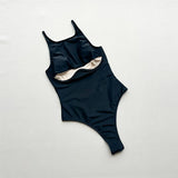 Mesh Sheer Extreme String Mini Micro Thong Women Swimwear One Piece Swimsuit Female Underwired Bather Bathing Suit Swim V7732