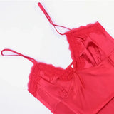 Sexy Lingerie Nightgown Women Sleepwear Silk Straps Nightdress Female Nightwear Summer Off Shoulder Nighties Dress