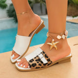 Flip-flopsSummerwomen casual comfortable open toe beach flip-flops Lightweight non-slip large size fashion elegant women's shoes