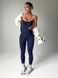 Trendy Bodysuit Sportswear Woman Gym Jumpsuits Sport Pants Seamless Woman Clothing Yoga Clothes Female Fitness Overalls Leggings