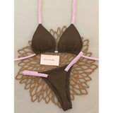 New Micro Bikinis Push Up Women Swimsuits Sexy Swimwear Brazilian Bikini Set Thong Biquini Solid Swimsuit Summer Beachwear