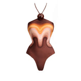 Sexy Off Shoulder Colorful Women One Piece Swimsuit With Beach Cover Ups Fashion Lady Bikini Swimwear Bathing Suit Beachwear