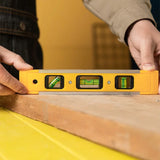 Deli 9 inch 3 Spirit Level Bubble Mini Pocket Portable Spirit Level Tool Vertical Horizontal Gradienter Measuring Furniture