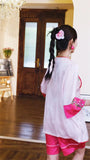 New Chinese style pajamas with breast pads, simulated silk, ice silk home wear, satin jacquard pajamas set