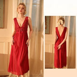 Large Sexy Night Dress Ice Silk Satin Sleepwear Female Nightgown Women Sleeping Dresses Plus Size Night Shirts