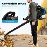 Gas Backpack Leaf Blower 4-Stroke With Cruise Control For Lawn